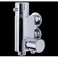 vertical contemporary thermostatic shower valve