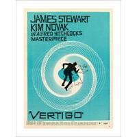 Vertigo - Blue By Saul Bass