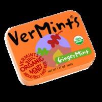 VerMints Organic Pastilles Ginger 40g - 40 g, Green