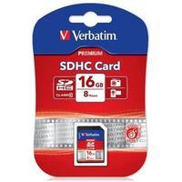 verbatim 16gb securedigital sdhc card class10