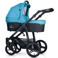 venicci soft black chassis 2in1 pushchair denim sky new 2017