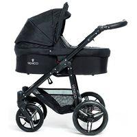 Venicci Soft Black Chassis 2in1 Pushchair-Black (New 2017)