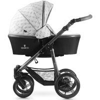 venicci 3v graphite chassis 2in1 pushchair light grey new 2017