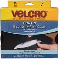 VELCRO(R) brand Sew-On Tape2X15\'-Black 231485