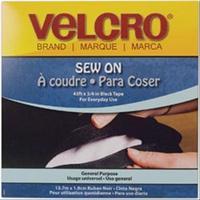 VELCRO(R) brand Sew-On Tape 3/4X45\'-Black 260721