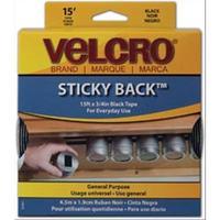 VELCRO(R) brand STICKY BACK(R) Tape 3/4X15\'-Black 231480