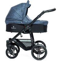 Venicci Soft Black Chassis 2in1 Pushchair-Denim Blue (New 2017)