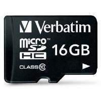 Verbatim Micro Sdhc 16gb - Class 10 With Adapter