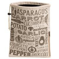 Vegetable Preserving Bag - Grey & Natural