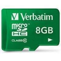 Verbatim Tablet Microsdhc Card 8gb With Sd Card Adapter