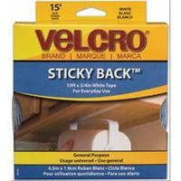 VELCRO(R) brand STICKY BACK(R) Tape 3/4X15\'-White 231481