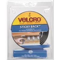 velcror brand sticky backr tape 34x5 black 244283