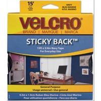 VELCRO(R) brand STICKY BACK(R) Tape 3/4x15\'-Navy 260720