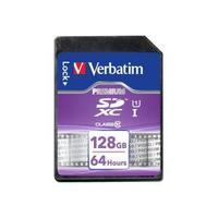 Verbatim SD SDXC 128GB Memory Card Class 10 10MBs 44025