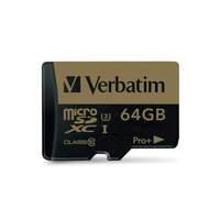 Verbatim Pro+ Microsdxc U3 64gb Sd Card