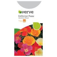 verve californian poppy seeds sunshine mix