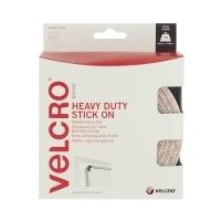 VELCRO Brand Heavy Duty Stick On Tape 50mm x 2.5M White