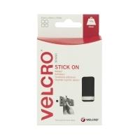 VELCRO Brand Stick On Squares 24mm 48 Pieces Black