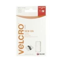 VELCRO Brand Sew on Spots 19mm 32 pieces White