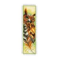 Vervaco Counted Cross Stitch Kit Bookmark Owl