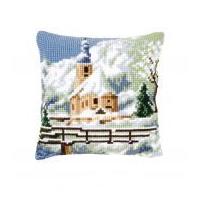 Vervaco Cross Stitch Cushion Kit Alpine Scene 2