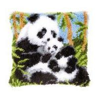 Vervaco Latch Hook Cushion Kit Panda