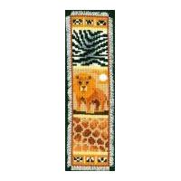 Vervaco Counted Cross Stitch Kit Bookmark Africa 2