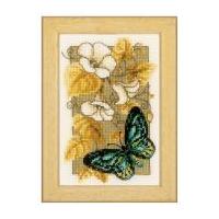 vervaco counted cross stitch kit butterfly 2