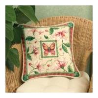 vervaco tapestry kit honeysuckle butterfly