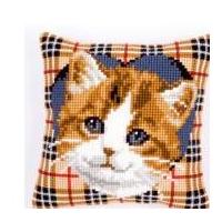 Vervaco Cross Stitch Cushion Kit Cat