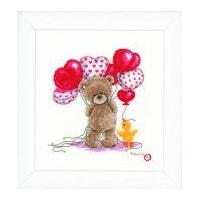 vervaco popcorn counted cross stitch kit beautiful balloons