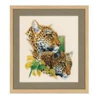 Vervaco Counted Cross Stitch Kit Leopard Duo
