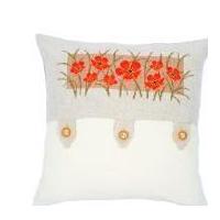 Vervaco Cross Stitch Cushion Kit Poppies