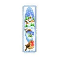 Vervaco Cross Stitch Bookmark Kit Robin