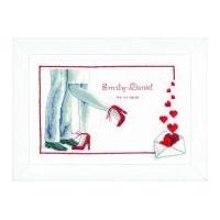 Vervaco Counted Cross Stitch Kit Wedding Record First Dance