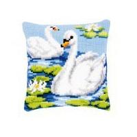 Vervaco Cross Stitch Cushion Kit Swan