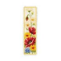 Vervaco Counted Cross Stitch Kit Bookmark Summer Flower