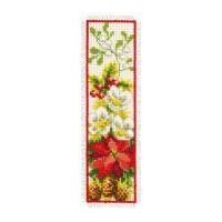 Vervaco Counted Cross Stitch Kit Bookmark Winter Flower