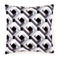 vervaco long stitch kit cushion kit bold geometric style