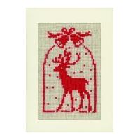 vervaco cross stitch kit christmas symbols card set