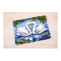 Vervaco Latch Hook Rug Kit Swans