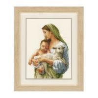 vervaco counted cross stitch kit mary jesus