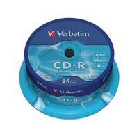 Verbatim CD-R Datalife Non-AZO 80minutes 700MB 52X Non-Printable