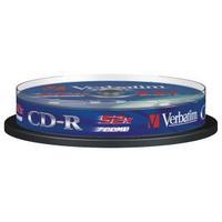 Verbatim CD-R Datalife Non-AZO 80minutes 700MB 52X Non-Printable