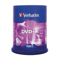 Verbatim 4.7GB 16x Speed Jewel Case DVDR Pack of 100 43519