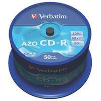 Verbatim CD-R 700MB 80minutes Spindle Pack of 50 43343