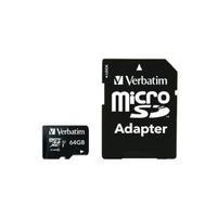 Verbatim Pro Micro SDXC Memory Card Class 10 UHS-I U3 With Adapter