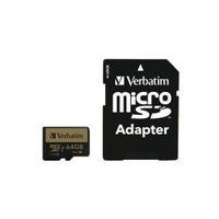 Verbatim Pro Plus Micro SDXC Memory Card Class 10 UHS-I U3 With