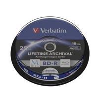 Verbatim M-Disc Blu-ray BD-R 25 GB 4x Printable Spindle Pack of 10