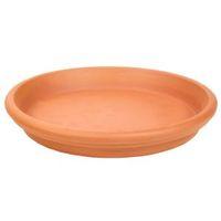 verve terracotta natural clay saucer dia17cm